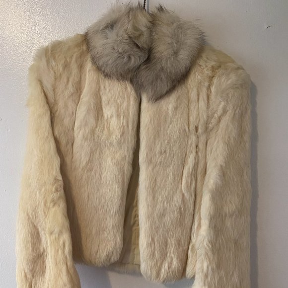 Gorgeous vintage rabbit fur jacket